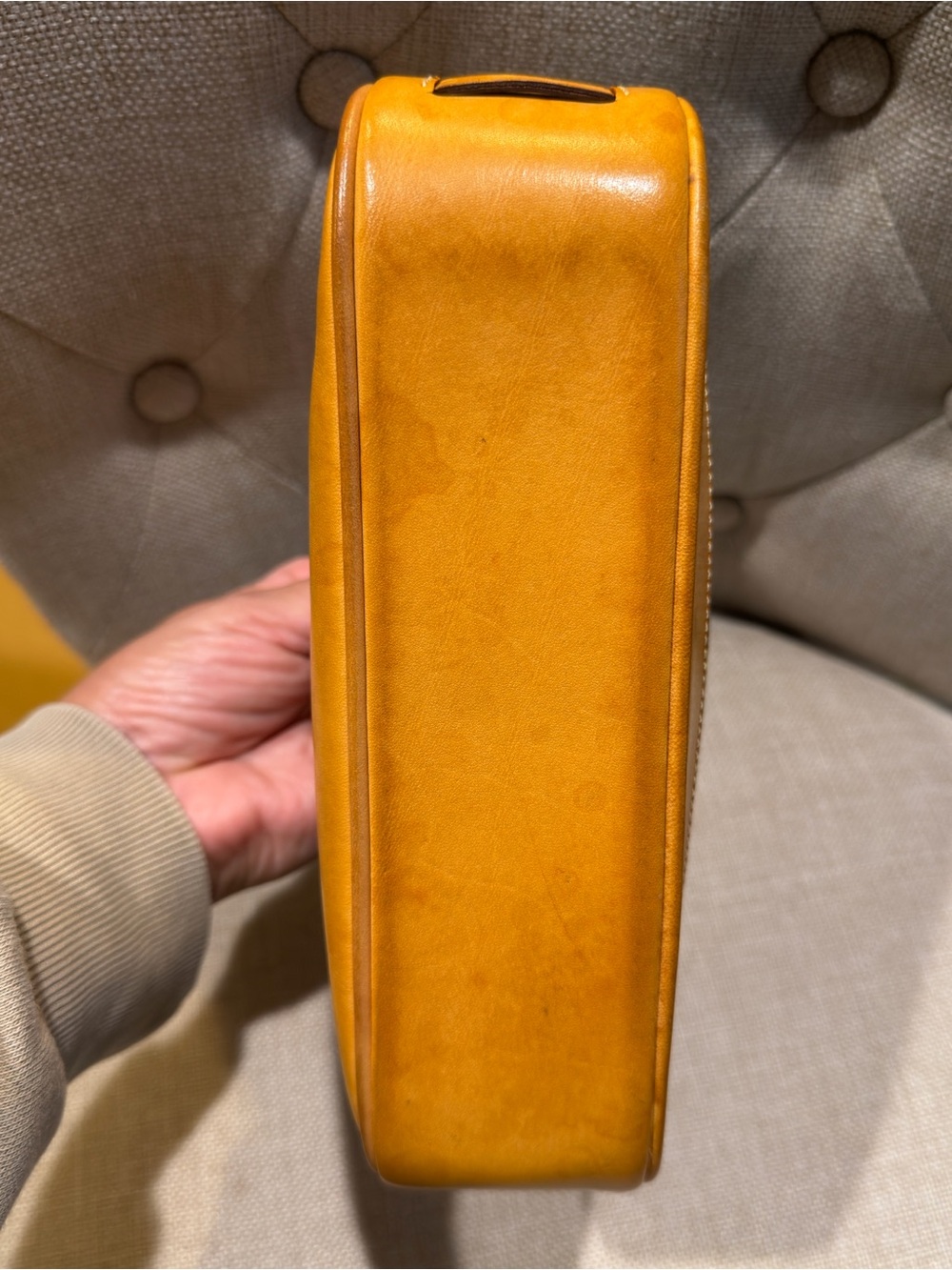 Coach Y2K Hampton Mini Signature Wristlet Brown Canvas Leather Pochette Bag 2004 - Picture 4 of 16